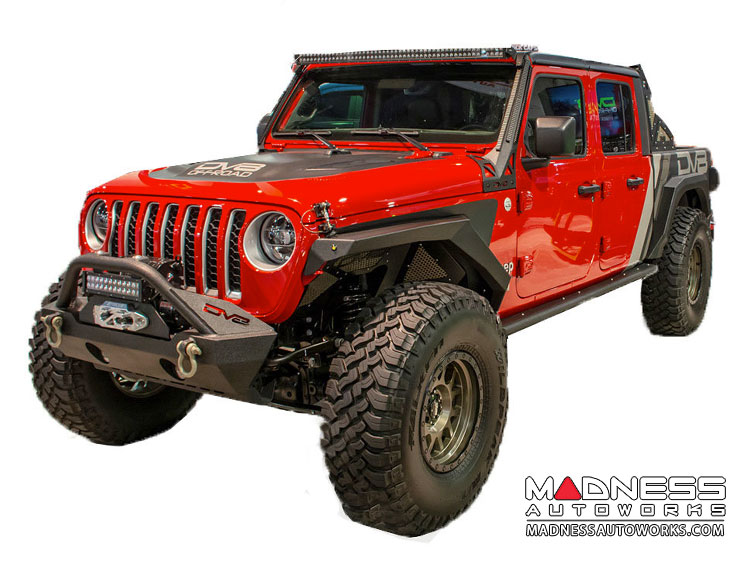 Jeep Gladiator JT Armor Style Fenders with Vents & Turn Signals